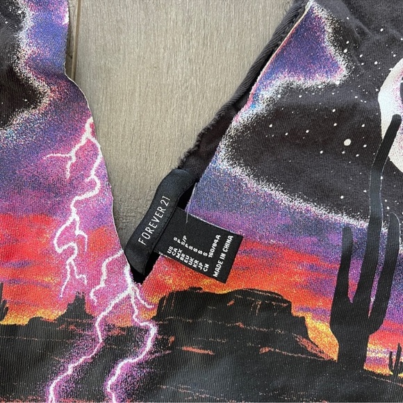 💙Buy 1 get 1 free💙 Forever 21 Dessert Trip Graphic Tank Top Size Small - Picture 2 of 3